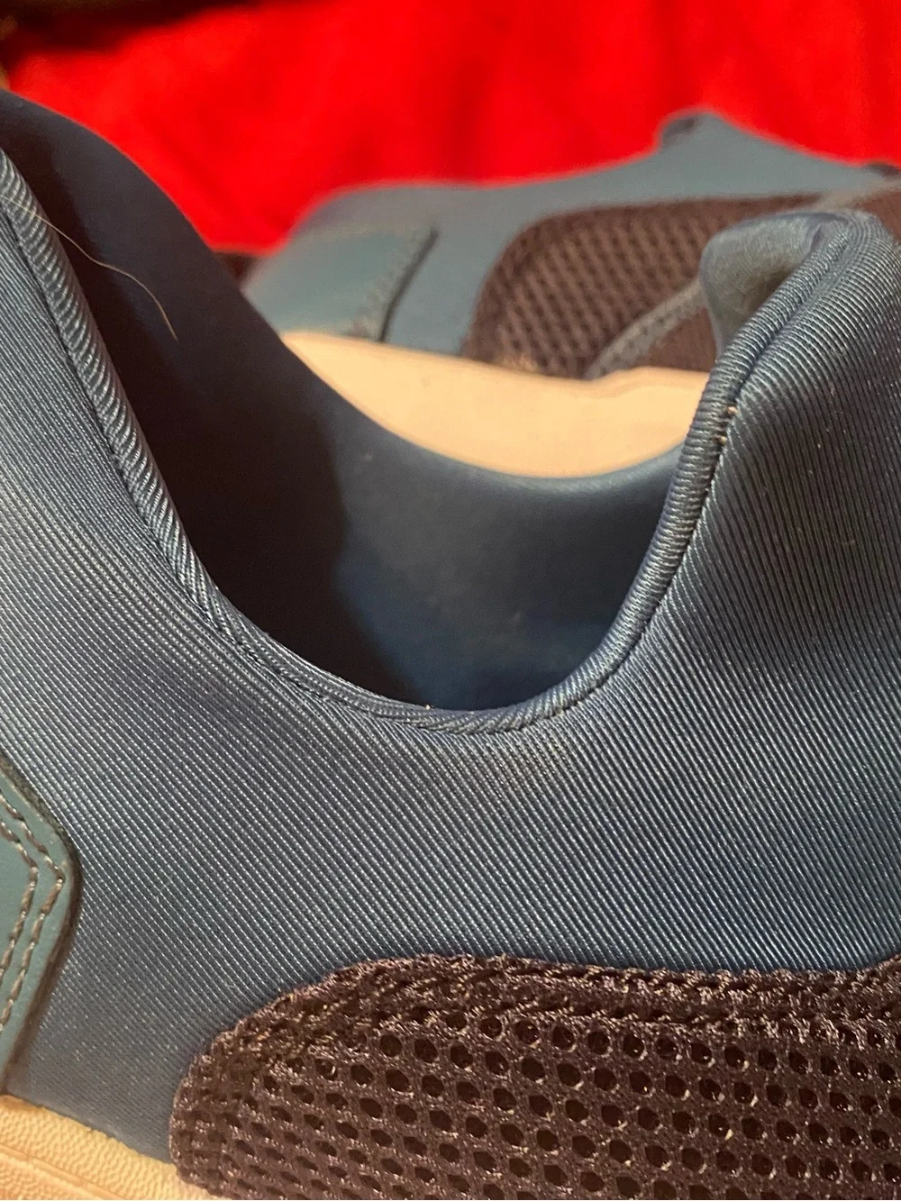 Men's Slip-On Athletic Sneakers in Dark Teal